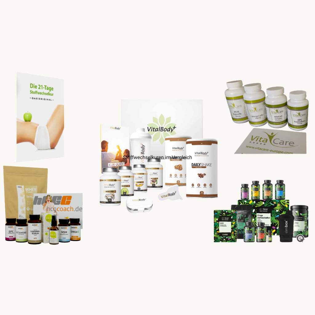 Stoffwechselkuren im Vergleich